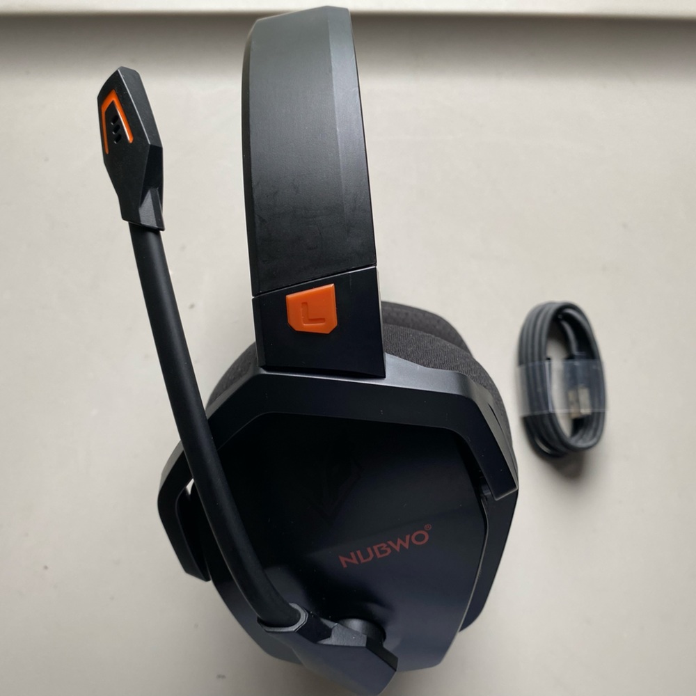 Over-Ear Headphones - Black and Orange
